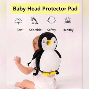 Penguin Baby Head Protector Backpack